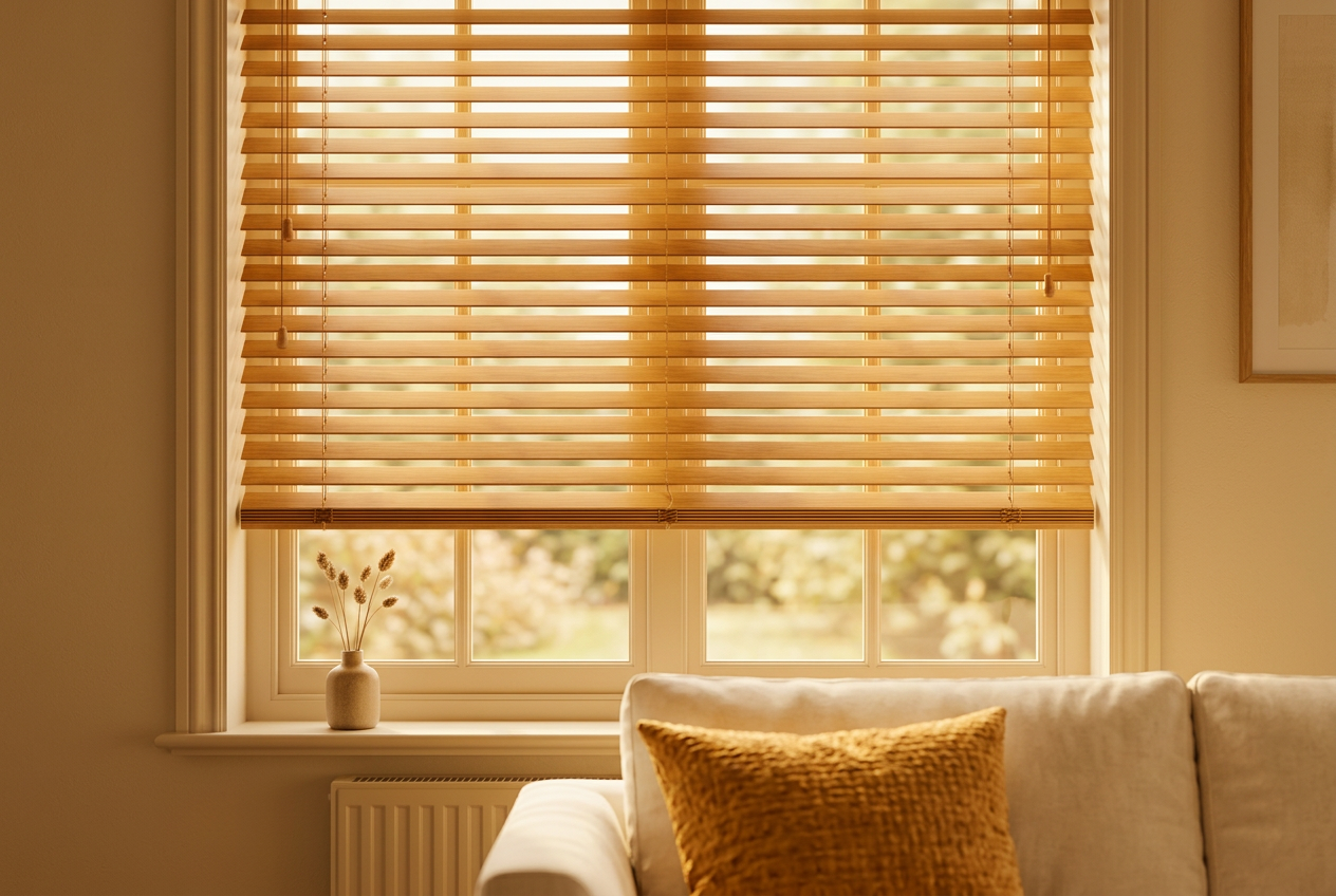 Wooden Venetian Blinds fitted by Homestyle